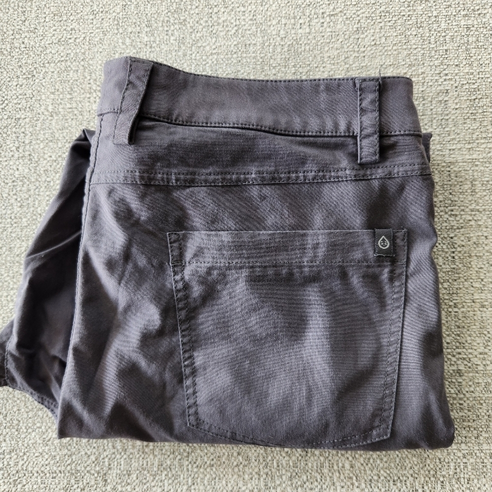 Tasc Performance Flat Front Chino Pants Mens Size 33 Gray *altered*